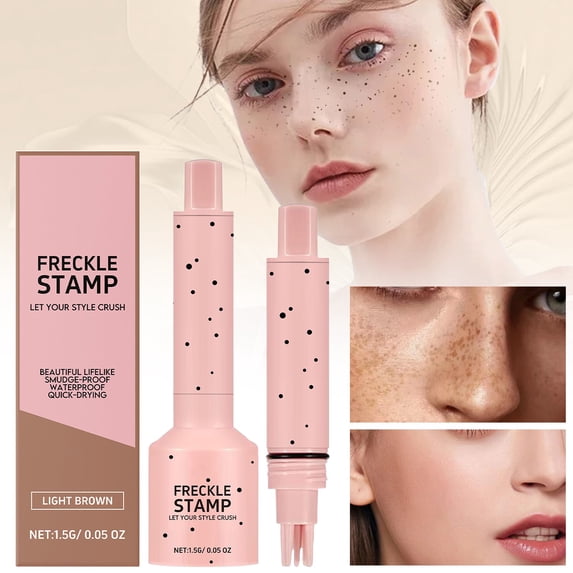 Freckle Stamp Pen - Natural Looking Freckles, Easy-to-Use Makeup, Long Lasting Beauty, Sun-Kissed Freckles, Portable 10ml Freckle Marker, Compact & Travel-Friendly, Beginners Pros Makeup Organizers