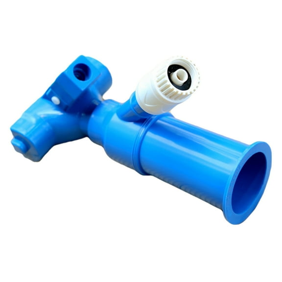 Frecoccialo Portable Jet Pool Vacuum Underwater Cleaner with Pole (Blue)