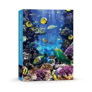Fred 1000 Piece Jigsaw Puzzle, Under the Sea - Adult Puzzle Printed with Soy Ink with Matte Finish, Includes Reference Poster & Storage Bag - Fun Creative Hobby for Home - Art by Tristan Easter