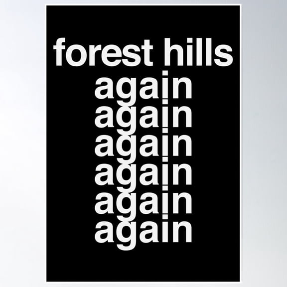 Fred Again At Forest Hills Poster Wall Art Modern Wall Decor