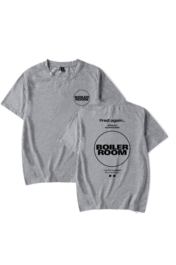 Fred Again Boiler Room T-shirt Casual Short Sleeve Hip Hop Tee Shirt Harajuku Tees