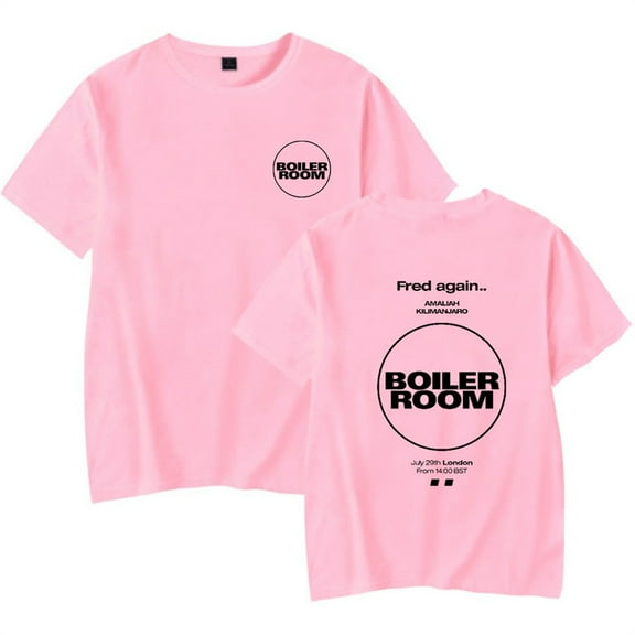Fred Again Boiler Room T-shirt Casual Short Sleeve Hip Hop Tee Shirt Harajuku Tees