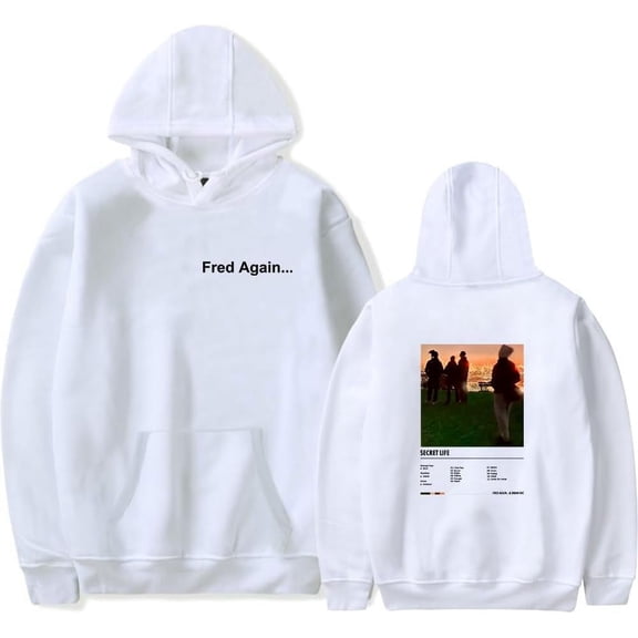 Fred Again Hooded Sweatshirts Secret Life Merch Men Women Fashion Hoodie Unisex Trend Pullovers