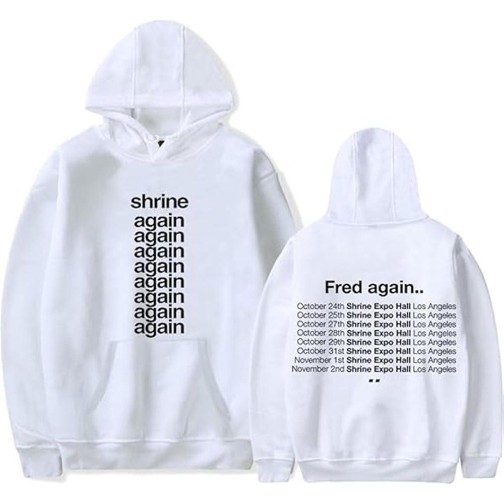 Fred Again Merch Hoodie Cool Print Casual Pullover Stylish Unisex