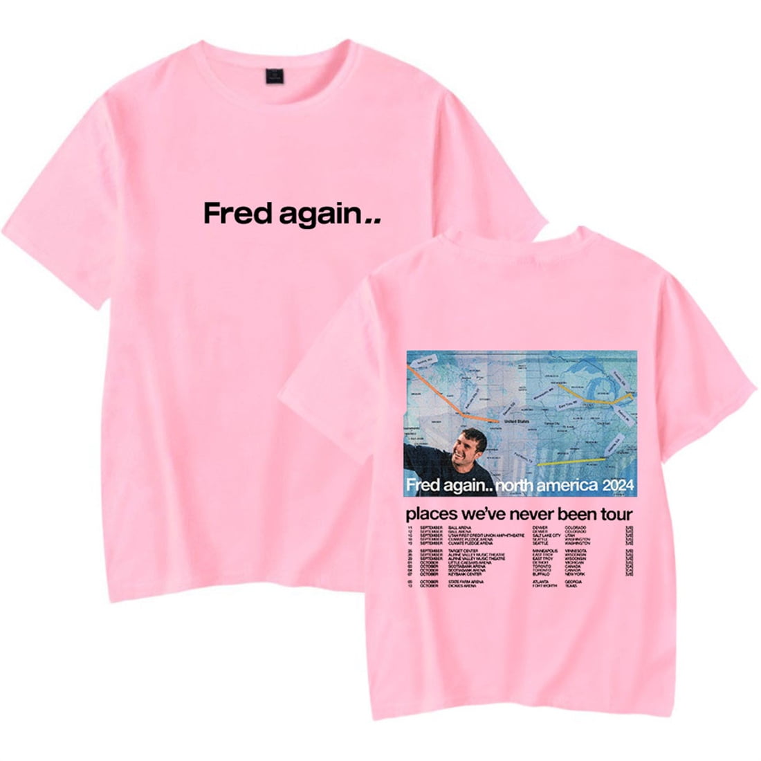 【新品】フレッドアゲイン places we've never been tee places we've never been tee – Fred again.. US