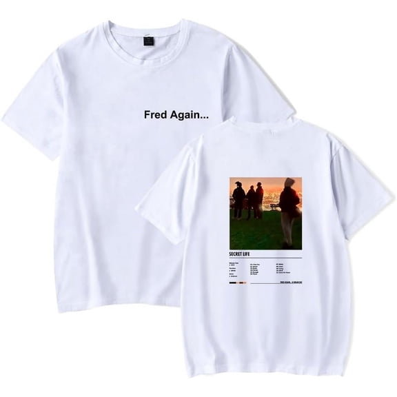 Fred Again Shirt Secret Life Merch Men Women Fashion Summer Tee Unisex Casual Streetwear