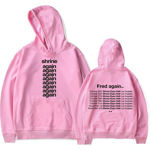 Fred Again Shrine Again Hoodie Vintage Longsleeve Men Women Clothes Hip Hop Sweatshirt