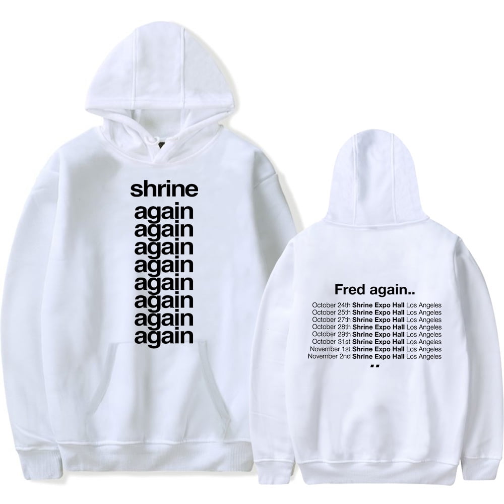 Fred Again Shrine Again Merch Hoodie Sweatshirt New Logo Women/Men Cosplay Pullovers Hooded