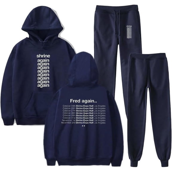 Fred Again Shrine Again Spring Autumn Fashion Clothes Casual Suit Hoodies Sportswear