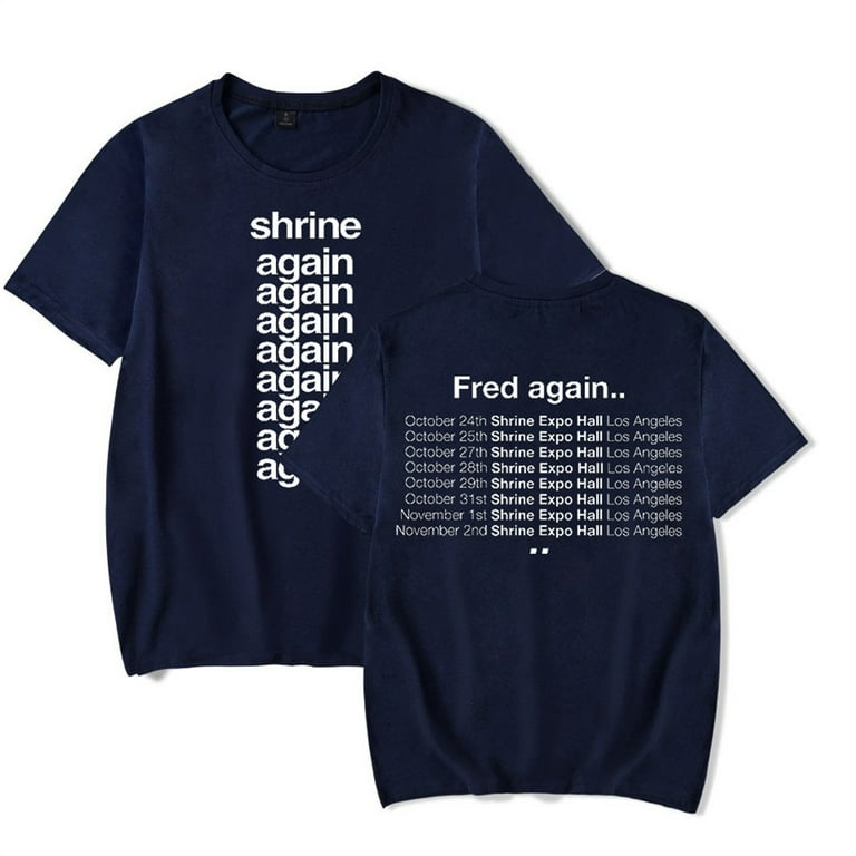Fred Again Shrine Again T-shirt Unisex Short Sleeve Fashion
