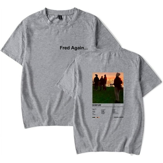 Fred Again T-shirt Secret Life Merch unisex fashionable summer pure cotton T-shirt casual street wear