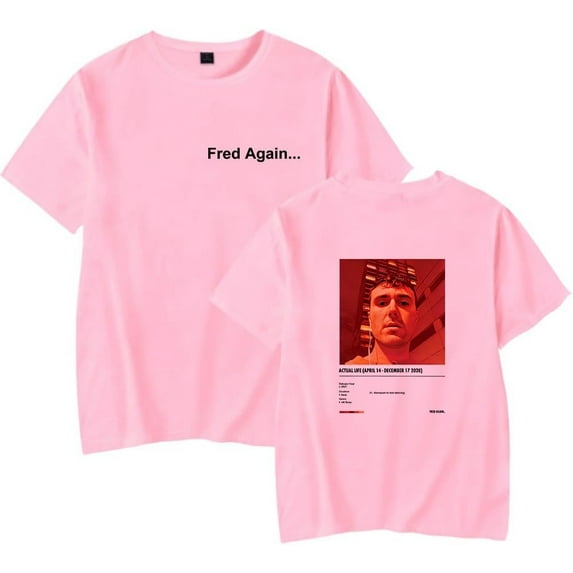 Fred Again Tee Marea Merch Men Ladies Fashion T-Shirts Unisex Trend Short Sleeve Shirts