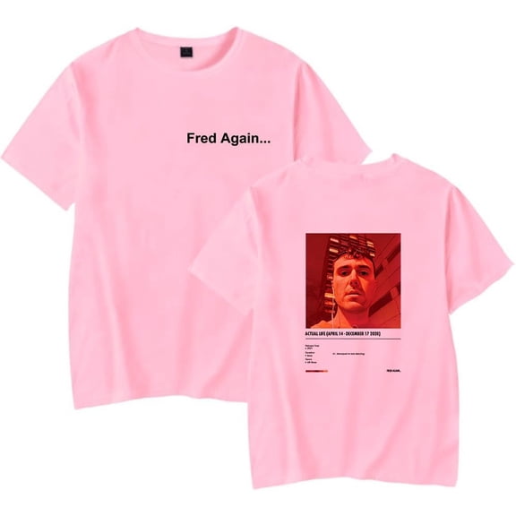Fred Again Tee Marea Merch Men Ladies Fashion T-Shirts Unisex Trend Short Sleeve Shirts