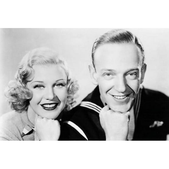Fred Astaire and Ginger Rogers in Follow the Fleet 24x36 Poster
