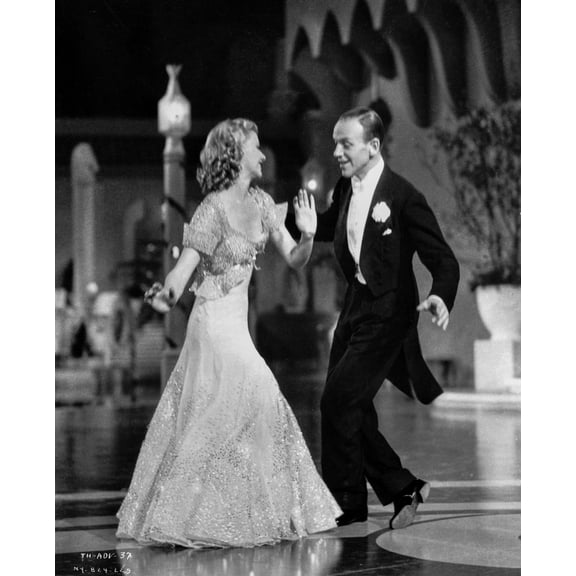 Fred Astaire and Ginger Rogers smiling, Dancing and Performing Photo Print (8 x 10)