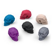Fred Bar Bones Skull Drink Markers - Assorted Colors Silicone Glass Charms