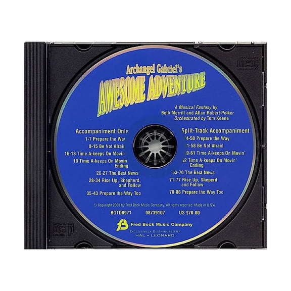 Fred Bock Music Archangel Gabriel's Awesome Adventure (Sacred Musical) CD ACCOMP composed by Allan Petker