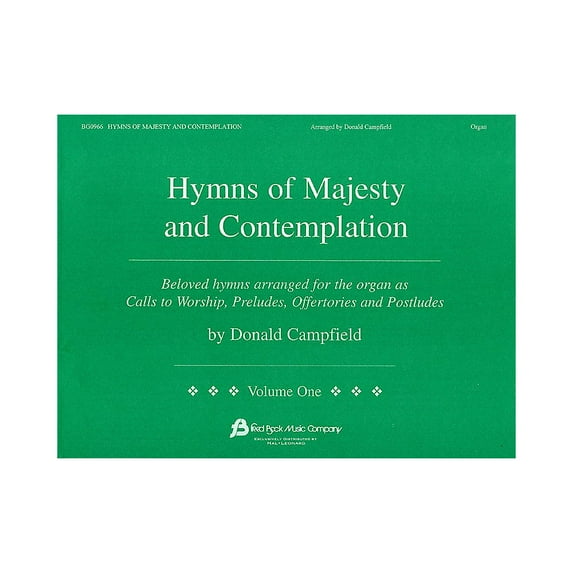 Fred Bock Music Hymns of Majesty and Contemplation