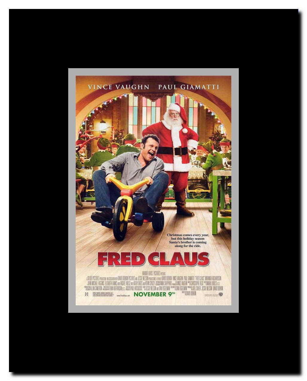 Fred Claus Framed Movie Poster