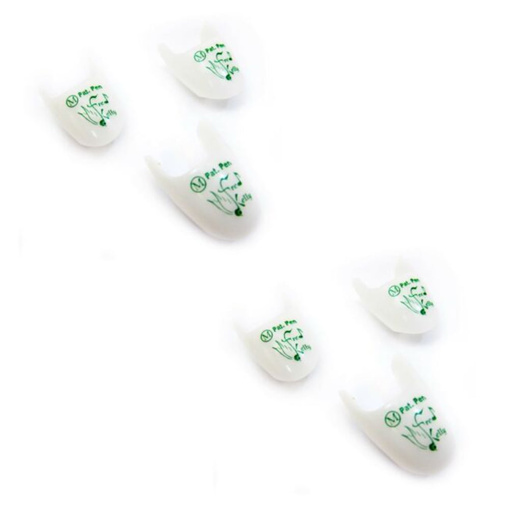Fred Kelly Picks  Finger  Delrin Freedom  Large  6 Pack