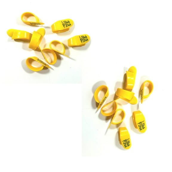 Fred Kelly Thumb Picks Slick Picks 16 Picks Delrin Light Banjo Guitar