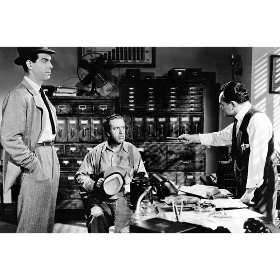 Fred Macmurray Edward G. Robinson Porter Hall Double Indemnity 24x36 Poster
