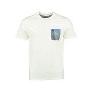 Fred Perry Men's Double Gingham Trim T-shirt, Snow White,M - US