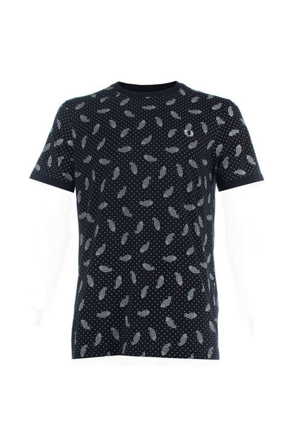 Men's Drakes Handkerchief T-shirt, Navy,XS - US