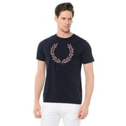 Fred Perry Men's Laurel T-shirt, Navy Marl,S - US