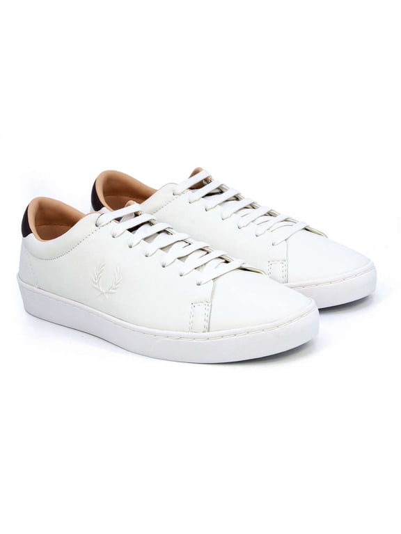 Men's Spencer Leather Casual Sneaker, Porcelain,7.5 M US