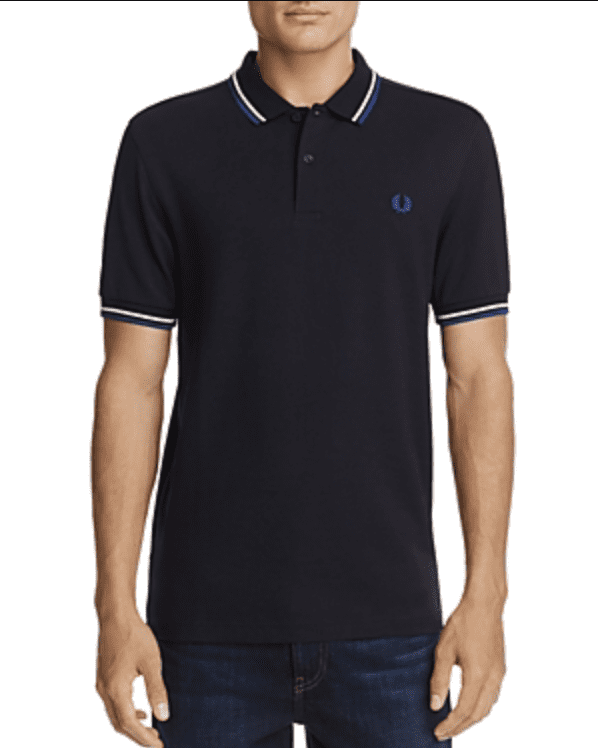 Fred Perry Men's Twin Tipped Polo Shirt - Walmart Business