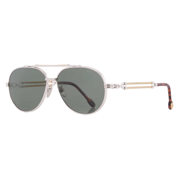 Fred Polarized Green Pilot Men's Sunglasses FG40062U 16R 59