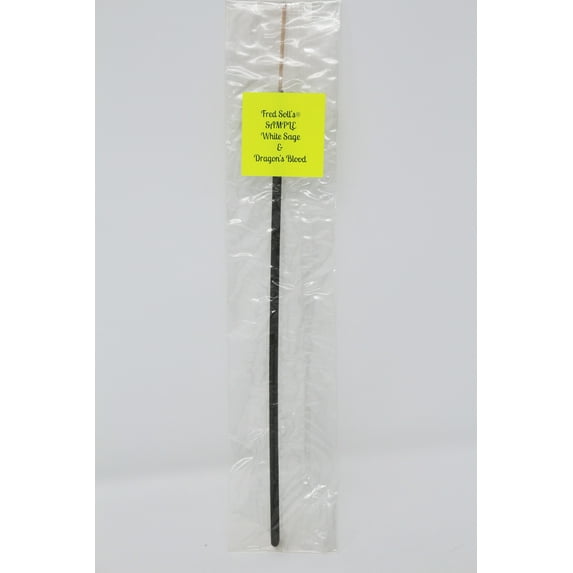 Fred Soll's® resin on a stick® White Sage & Dragons Blood Incense (sample)