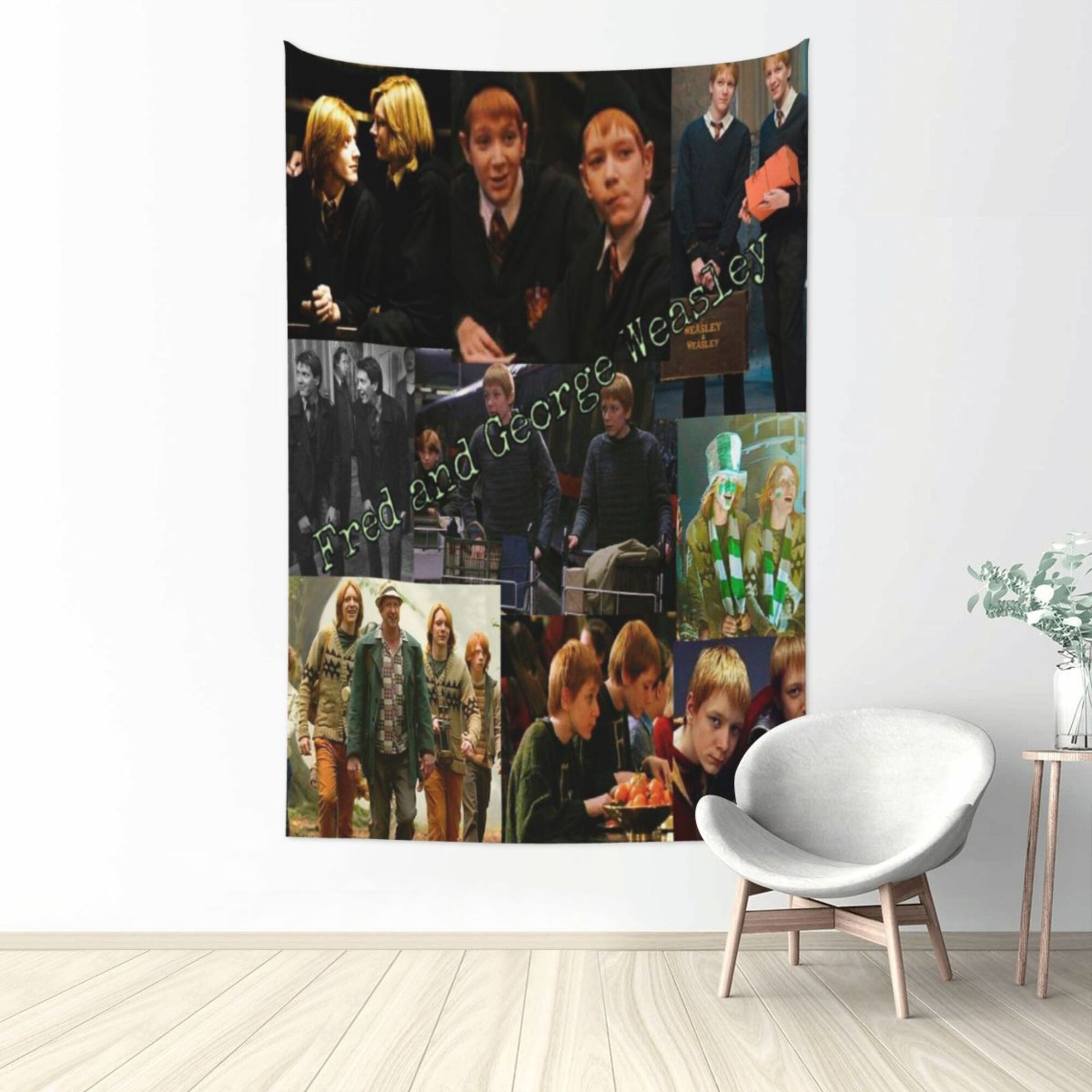 Fred and Weasley Tapestry Poster Printing Wall Hanging
