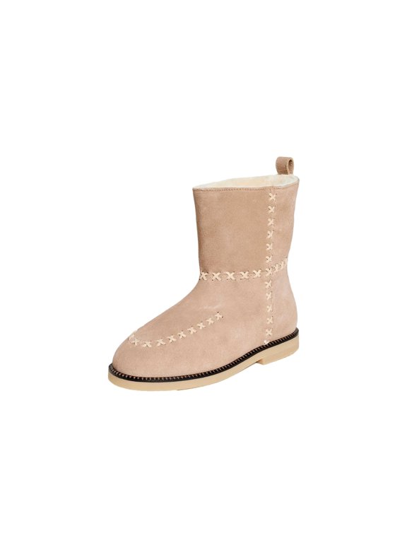 Rocky Stucco Suede Shearling 5056-STUCCO Women's Size 6