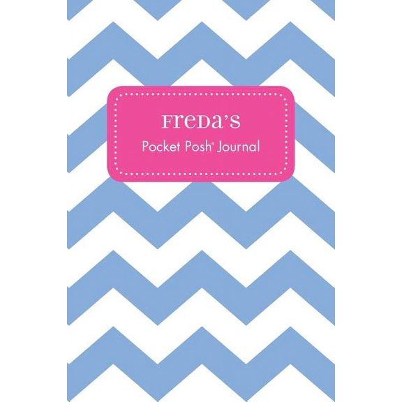 Freda's Pocket Posh Journal, Chevron, (Paperback)