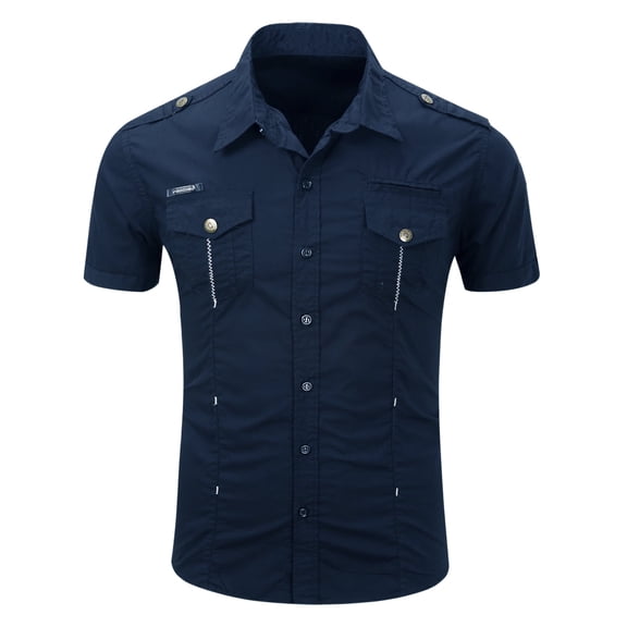 Fredd Marshall Men's Short Sleeve Military Tactical Shirts