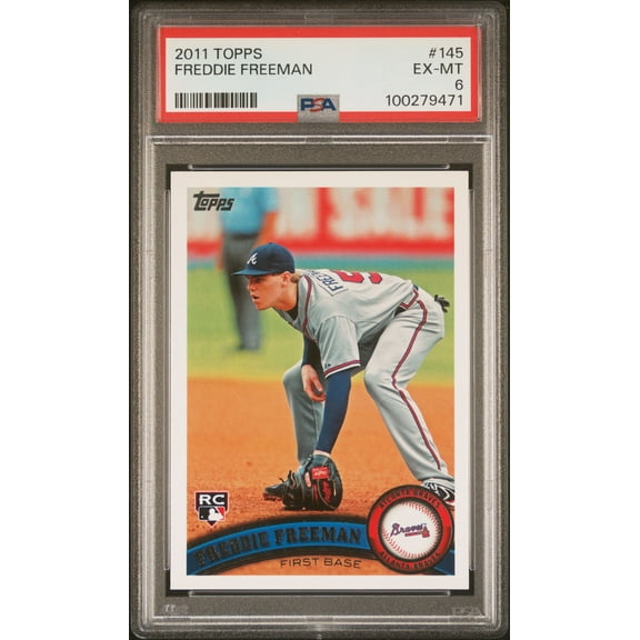 Freddie Freeman 2011 Topps Baseball Card #145 Graded PSA 6