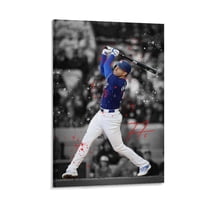 Freddie Freeman American Baseball Players Sports Celebrity Canvas Wall Art Posters For Room Aesthetic And Decor 37 Poster For Bedroom Bathroom Living Room Office Kitchen Decor