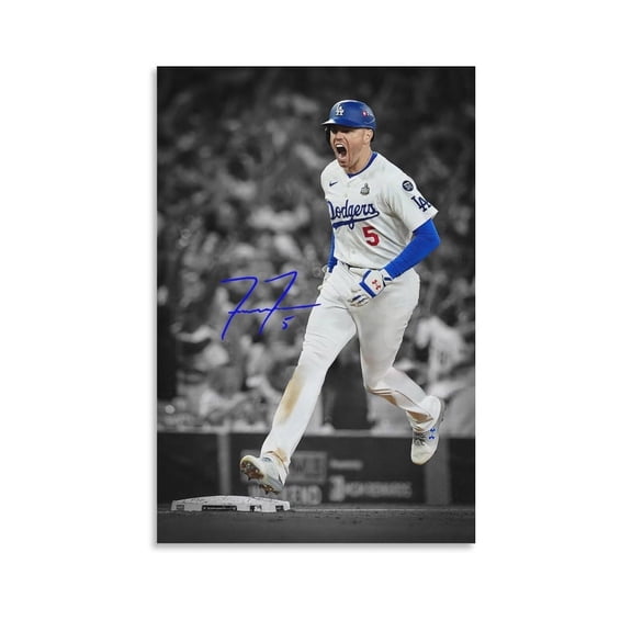 Freddie Freeman American Baseball Players Sports Celebrity Canvas Wall Art Posters For Room Aesthetic And Decor 53 Poster For Bedroom Bathroom Living Room Office Kitchen Decor