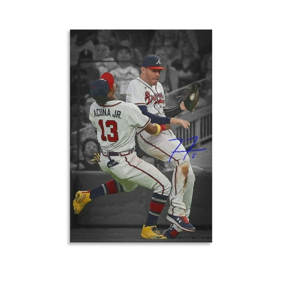Freddie Freeman American Baseball Players Sports Celebrity Canvas Wall Art Posters For Room Aesthetic And Decor 56 Poster For Bedroom Bathroom Living Room Office Kitchen Decor