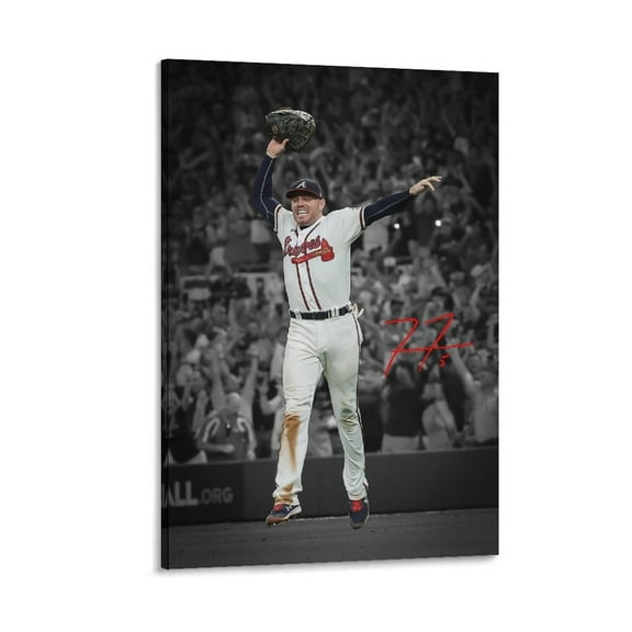 Freddie Freeman American Baseball Players Sports Celebrity Canvas Wall Art Posters For Room Aesthetic And Decor 57 Poster For Bedroom Bathroom Living Room Office Kitchen Decor