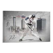 Freddie Freeman American Baseball Players Sports Celebrity Canvas Wall Art Posters For Room Aesthetic And Decor 7 Poster For Bedroom Bathroom Living Room Office Kitchen Decor