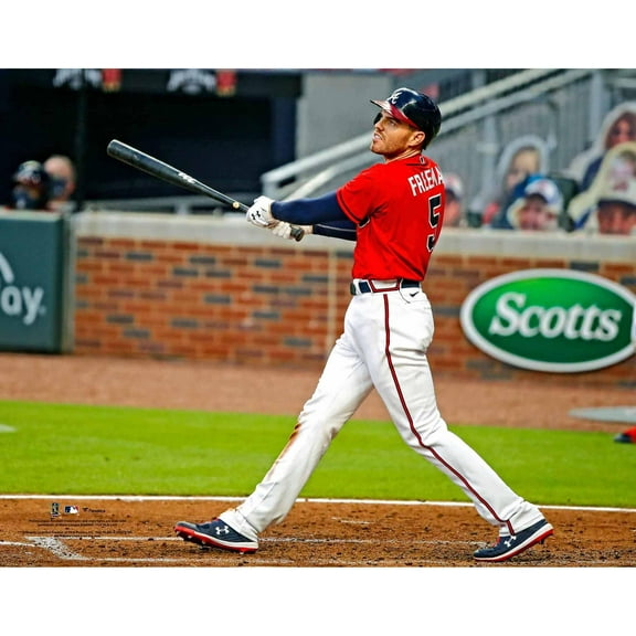 Freddie Freeman Atlanta Braves Unsigned Home Run Hit vs. Philadelphia Phillies Photograph