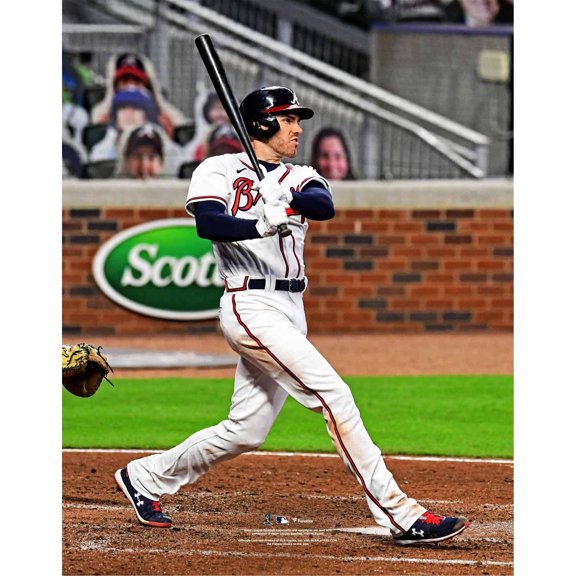 Freddie Freeman Atlanta Braves Unsigned Home Run Hit vs. Washington Nationals Photograph