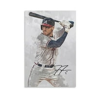 Freddie Freeman Canvas Poster Painting On Canvas Wall Art Poster Scroll Picture Print Living Room Walls Decor Home Posters 24x36inch(60x90cm)