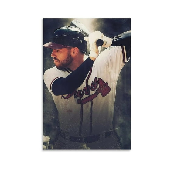 Freddie Freeman Canvas Poster Wall Art Poster Scroll Canvas Painting Picture Living Room Decor Home 16x24inch(40x60cm)
