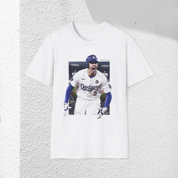 Freddie Freeman Los Angeles Baseball Unisex T-Shirt, Sports Apparel, Gift for Him - Baseball Tee, LA Baseball Shirt, Baseball Fan Gift,