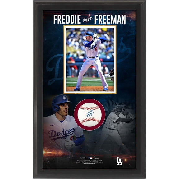 Freddie Freeman Los Angeles Dodgers Autographed Baseball Shadow Box - Fanatics Authentic Certified