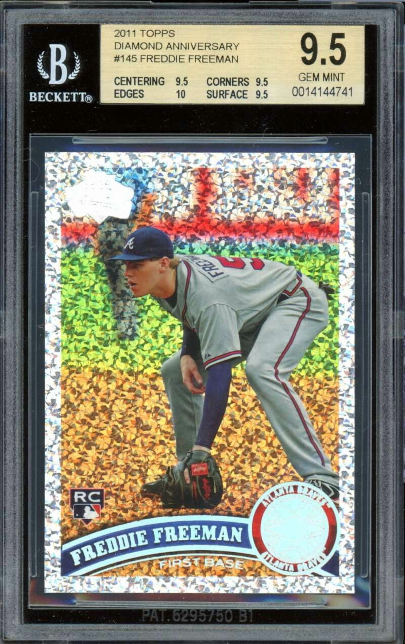 Freddie Freeman Rookie Card 2011 Topps Diamond Anniversary #145 